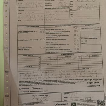 Samsung Buzdolabı Kapı Kolu Garanti Kapsamına Girmemesi