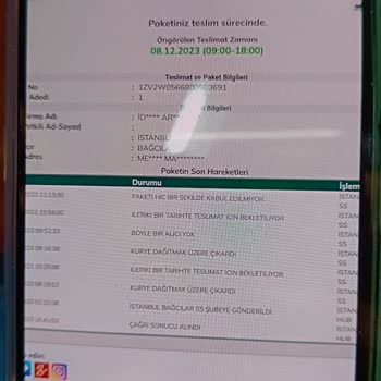 UPS Türkiye Kargom Teslim Edilmedi Nerede Olduğu Belli Değil
