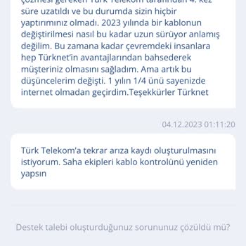TurkNet İnternet Bağlantı Sorunu