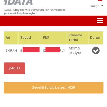 Idata Randevu Ataması Sorunu