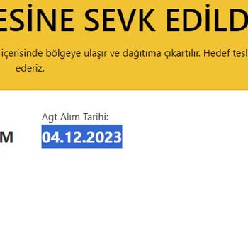 TÜBİTAK Gönderisi AGT Kurye Tarafından Ulaştırılmadı