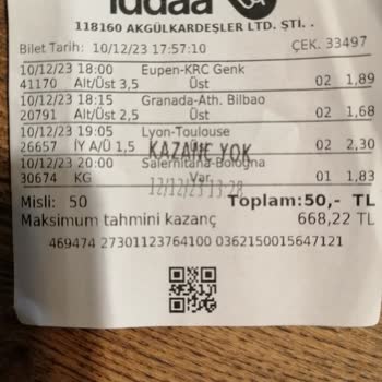 İddaa Ertelenen Maçın Sonucu