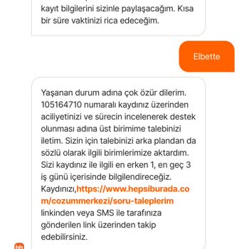 Hepsiburada.com Dan Alınan Toshiba TV