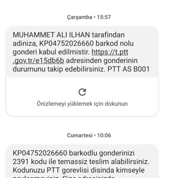 PTT Kargo Dağıtımda Teslim Edilmeyen Ürün