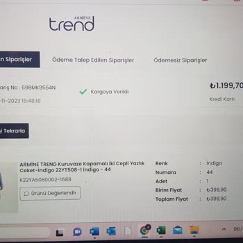 Armine Trend Siparişler 2 Haftayı Aşkın Sürede Gelmedi