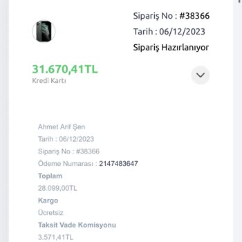 Hb Bilişim Siparişimi 1 Haftadır Kargoya Vermedi