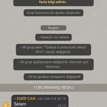 WhatsApp Yabancı Bir Numara WhatsApp Grubuna Ekledi Beni