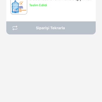 Vakıf Taşdelen Su Teslim Edilmeyen Sipariş