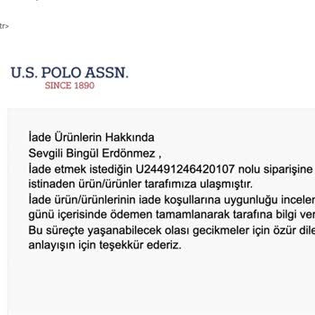 U.S. Polo Assn. Çantada Kusur Var, İade Süreci Yavaş!