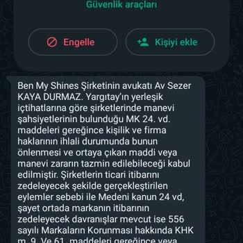 SHEIN Siparişim Ulaşmadı Ve Tazminat Tehdidi Aldım
