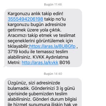 Aras Kargo Kargolarım Gelmiyor Boş Bir İşletme