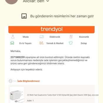 Trendyol İade Problemini Çözemedi