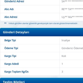 DeFacto Sözleşme Eve Teslim Kargo, Gerçek Tel İhbarlı Kargo Gel Şubeden Al