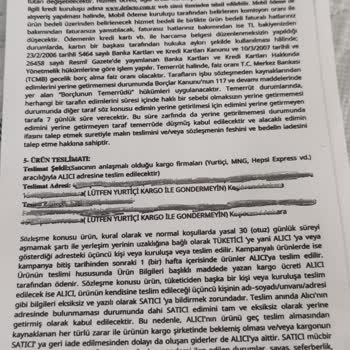 DeFacto Sözleşme Eve Teslim Kargo, Gerçek Tel İhbarlı Kargo Gel Şubeden Al