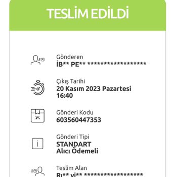 Derimod Ürün İade Ücreti Ödeme Yapılmadı