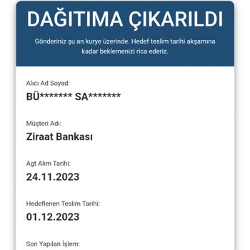 AGT Kurye (aynigunteslim.com) Kurye Mağduriyeti: Kartım 15 Gündür Yolda!