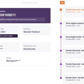 hepsiJET Hepsiburada Ürün Teslim Faciası
