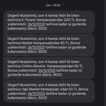 TEB Bonus Kredi Kartı Bonuşlarım Çöpe Gitti