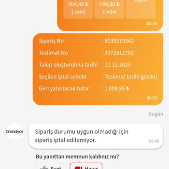 Trendyol Man Ürünlerimi Göndermiyor