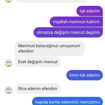 Koza_esarp_butik (Instagram) Değişim Yapılır Denildiği Halde Yapılmıyor
