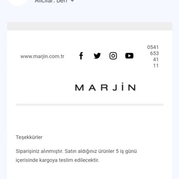 Marjin Ayakkabı Marjın Ayakkabı Ve Canta Firmasında Yaşadığım Memnuniyetsizlik