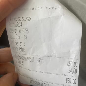 Küçük Saray Menü Fiyat Bilgisi Yok