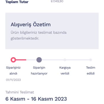 Penti Sorulmadan İptal Edilen Ürünler