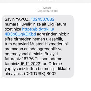 Digiturk TV Yanlış Bilgilendirme Yapıyor!