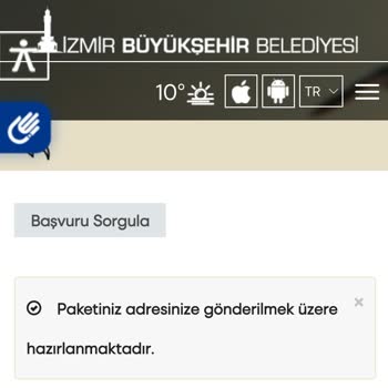 İzmir Büyükşehir Belediyesi Büyükşehir Belediyesi Gebe Ve Hoşgeldin Bebek Hizmeti Sorunu