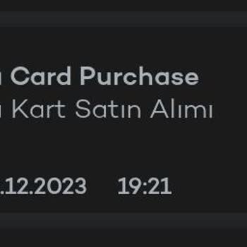 Tosla Kart Siparişi Takip Numarası