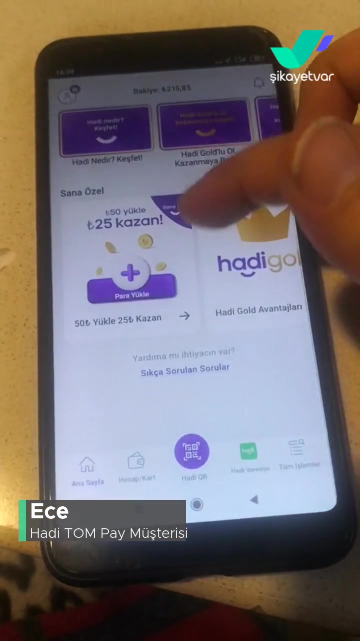 Hadi Tom Pay Vaat Edilen Hediye TL Yüklenmedi! videonun kapak resmi