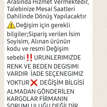 Tesettür Kombinim - Toprak Boutique Ürün İade Kodu VERMİYORLAR, İade Yapmıyorlar