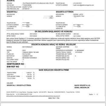 Quick Sigorta İptal Ödemesini 20 Gündür Yapmıyor