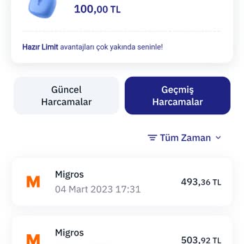 MoneyPay Alışveriş Kredi Limitimi Sebepsiz Yere Düşürmek