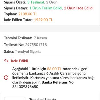 Trendyol Paramı İade Etmediler, Sonra Da Yardımcı Olamayacaklarını Söylediler
