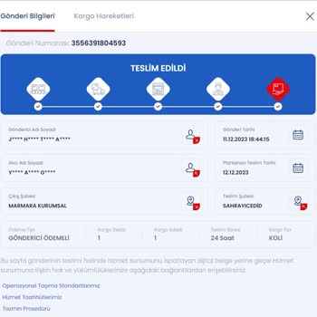 Aras Kargo Kargom Başkasına Teslim Edildi