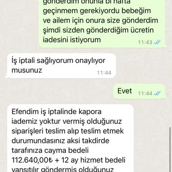 Kurumsalacente Paketleme İşi Kaporası Mağduriyeti