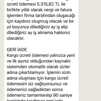 Kurumsalacente Paketleme İşi Kaporası Mağduriyeti