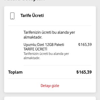 Vodafone Taahhütlü Tarife Ücretimi Arttırdı