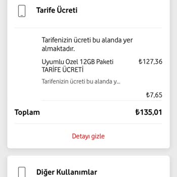 Vodafone Taahhütlü Tarife Ücretimi Arttırdı