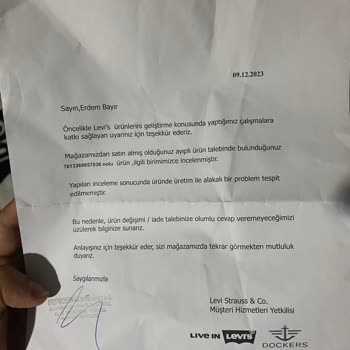 Levi's Kusurlu Kemer Üretmiş