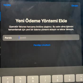 Vodafone Mobil Ödeme Apple Store Sorunu
