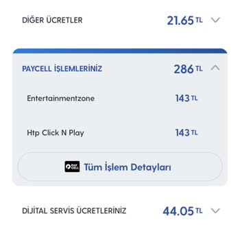 Turkcell Haberim Olmadan Paycell Aracılığı İle Beni 286₺ Borçlandırmış