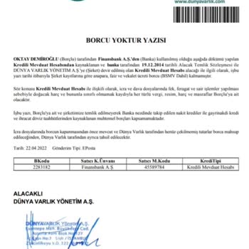 KKB Sicil Affı Güncelleme
