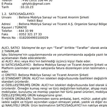 Bellona Online Ürün Teslimat Gecikmesi