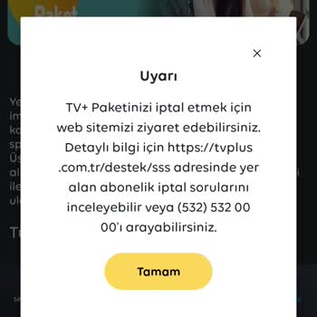 Turkcell TV+ Abonelik İptali Sorunu
