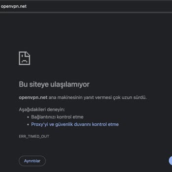 Superonline VPN Kullanımını Engelliyor!