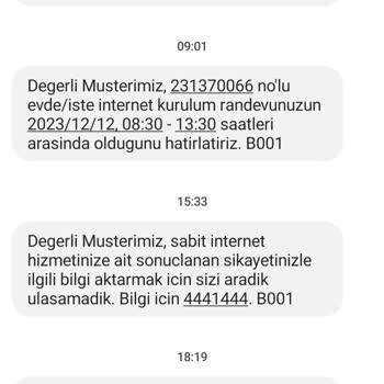 Türk Telekom İnternet Taşıma İşlemini Yapmıyor