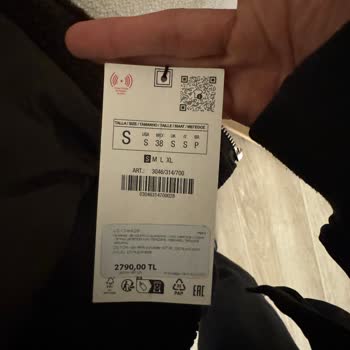Zara Online Yanlış Beden Gönderimi