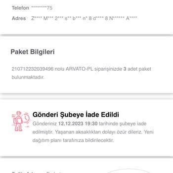 IKEA Arvato Kargo Problemleri